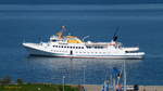 FAIR LADY (IMO 7016474) am 3.5.2018, Helgoland Reede /   Ex-Namen: ADLER BALTICA (04.2000-04.2004) LADY ASSA (07.2005-10.2010) /  Seebäderschiff / BRZ 935 / Lüa 68,56 m, B 10,42 m, Tg 20,25