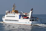 FLIPPER , Fahrgastschiff , IMO 7641190 , Baujahr 1977 , 46.61m × 8m , bei der Alten Liebe Cuxhaven am 05.09.2018