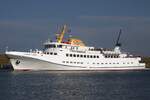 Fahrgastschiff FUNNY GIRL (IMO 7315569); Datum: 25.07.2026; Aufnahmeort: Nordsee/Hafen B�sum, Deutschland.