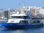 Das Ausflugsschiff  Geraldine  im Marsamxett Hafen.