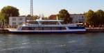 Fahrgastschiff Hansestadt Rostock in Warnemünde am 03.10.15