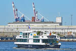 Fahrgastschiff HANSE am 12.08.2022 unweit Lehmannkai 2 Lübeck.