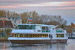Fahrgastschiff HANSE (ENI 05117350) am 06.11.2022 in Lübeck-Travemünde