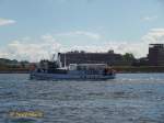 KIELER SPROTTE am 25.6.2014, auf der Kieler Förde /  Ex-Namen:  UECKERMÜNDE (1963-1996), GROßHERZOGIN ALEXANDRA (1905-1930) /  Seebäderschiff / GT 54, Lüa 21,75 m, B 4,8 m, Tg