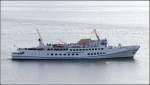 Die 1972 gebaute KLOAR KIMMING (IMO 7211440) wurde 2007 fr die Fahrten von Bremerhaven nach Helgoland eingesetzt. Sie ist 62,40 m lang, 10 m breit, hat eine GT/BRZ von 1029 und kann 640 Passagiere befrdern. Frhere Namen: ADLER NORDICA, TURASUND, PIDDER LYNG, WESTERLAND, STADT KIEL II und HEIMATLAND I. Hier ist sie am Abend des 23.06.2007 kurz vor dem Anlegen in Bremerhaven zu sehen.