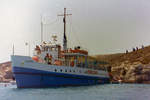KEPPEL (IMO 8434415) im Jahr 1998 im Mittelmeer bei Gozo/Malta