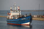 Fahrgastschiff Kehrwieder am 06.10.2018 in Warnemünde.