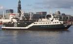 Fahrgastschiff KOI (IMO 7928615) ; Datum: 26.09.2026; Aufnahmeort: Elbe/Hafen Hamburg, Deutschland.