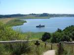 MS  Lamara  kommt von einer Umfahrung der Insel Vilm im Greifswalder Bodden zurck in den Heimathafen Baabe auf Rgen,
Juni 2006
