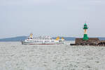 FGS LADY von BÜSUM am Sassnitzer Leuchtturm.