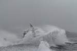 Es heisst, die Boote nach Skellig Michael wrden nur bei gutem Wetter fahren. Das Boot  Ursula Marie  bei gutem irischen Wetter.... (03.09.2012)