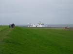 Die Fhre von Cuxhaven auf der Insel Neuwerk.  28.07.2007