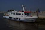 Die MS Harle Sand gehrt zur Reederei Hillern Warrings und ist an die DB AG verchartert. Die DB setzt dieses Schiff fr Ausflugsfahren im Wattenmeer ein. Auf der MS Harle Sand finden 200 Passagiere Platz. Aufgenommen am 26.07.2008 in Neuharlingersiel.