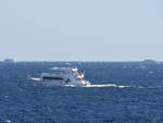 Das Ausflugsboot  Reema  auf dem Roten Meer. (Scharm El-Scheich, Dezember 2018)