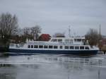 Ebenfalls im Hafen von Breege lag,am 26.Dezember 2012,das Fahrgastschiff  SEEBAD JULIUSRUH 