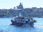 Das Ausflugsschiff  Seahawk  startet zu einer der vielen Hafentouren. (Sliema, Oktober 2017) 