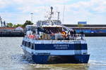 Seewind I , Fahrgastschiff , IMO 9227936 , Baujahr 2000 , 27.5 × 9.3m , 15.05.2019 , im Hafen Cuxhaven