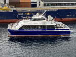 Fahrgastschiff Sogndal der Mostraumen Fjord Cruise am 28.