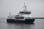Am Mittag des 10.05.2019 kam das Das Fahrgastschiff Undine zurück von einer Seebestattung nach Warnemünde.