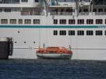 AMADEA (IMO 8913162) am 25.6.2014 im Kieler Hafen beim Bootsmanöver? /  ex ASUKA, NYK Cruises, Tokio bis Feb.