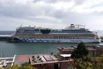 FUNCHAL (Madeira), 02.02.2018, Kreuzfahrtschiff AIDAblu im Hafen -- Baujahr: 2010 / Flagge: Italien / IMO/MMSI: 9398888/247282500