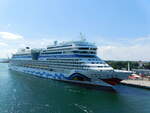 AIDAsol, AIDA Cruises, Warnemünde, 04.07.21 - gesehen von Bord der Tom Sawyer von TT-Line