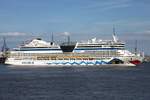 Kreuzfahrtschiff AIDA LUNA (IMO 9334868); Eigner/Betreiber: AIDA; Datum: 22.06.2026; Aufnahmeort: Elbe/Hafen Hamburg, Deutschland. (weiterer Suchbegriff: AIDAluna )