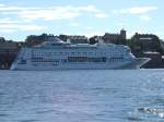 Die  MS Birka Paradise  am 27.08.07 im Hafen von Stockholm.