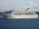 Die  Balmoral  habe ich am 15.09.2011 whrend der Ausfahrt von Kiel von der LISCO Maxima aus aufgenommen. Laboe befindet sich direkt hinter dem Kreuzfahrtschiff).