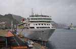  BRAEMAR  der Fred. Olsen Cruise Lines hat am 28.12.2013 im Hafen von Santa Cruz de Tenerife festgemacht.