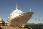 Das Kreuzfahrtschiff MS Boudicca der Fred Olsen Line am 14.05.15 in Bergen (NOR)