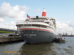 BLACK WATCH (IMO 7108930) am 26.9.2016, Hamburg, Elbe, Kreuzfahrtcenter Altona /   Ex-Namen: ROYAL VIKING STAR (1972–1991); WESTWARD (1991–1994); STAR ODYSSEY (1994-1996) / 