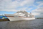 Die Europa ist ein Kreuzfahrtschiff der Reederei Hapag-Lloyd Kreuzfahrten GmbH. 
aufgenommen am 29.08.2011 in Hamburg: IMO :9183855