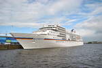 Die Europa ist ein Kreuzfahrtschiff der Reederei Hapag-Lloyd Kreuzfahrten GmbH. 
aufgenommen am 29.08.2011 in Hamburg: IMO :9183855