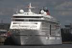 Kreuzfahrtschiff EUROPA 2 (IMO 9616230); Eigner/Betreiber: Hapag Lloyd Kreuzfahrten; Datum: 10.07.2026; Aufnahmeort: Elbe/Hafen Hamburg, Deutschland.