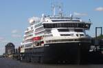 Kreuzfahrtschiff FRIDTJOF NANSEN (IMO 9813084); Datum: 07.05.2026; Aufnahmeort: Elbe/Hafen Hamburg, Deutschland.