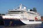 Kreuzfahrtschiff HANSEATIC NATURE (IMO 9817133); Eigner/Betreiber: Hapag Lloyd Exped. Cruises; Datum: 20.01.2026; Aufnahmeort: Elbe/Hafen Hamburg, Deutschland.