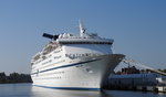 Die 1983 gebaute  Magellan  im Hafen von Warnemünde am 15.09.2016.
Zum letzten mal für diese Saison. 