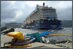 Die  Mein Schiff 4  hat am 24.05.2023 im Hafen Trondheim angelegt.