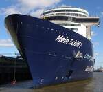 Kreuzfahrtschiff MEIN SCHIFF 7 (IMO 9851189); Eigner/Betreiber: TUI Cruises; Datum: 04.10.2026; Aufnahmeort: Elbe/Hafen Hamburg, Deutschland.