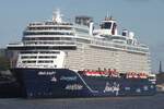 Kreuzfahrtschiff MEIN SCHIFF 7 (IMO 9851189); Eigner/Betreiber: TUI Cruises; Datum: 04.10.2026; Aufnahmeort: Elbe/Hafen Hamburg, Deutschland.