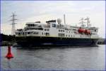 Das Kreuzfahrtschiff N.G.EXPLORER IMO 8019356 unterwegs auf der Trave mit Kurs Kopenhagen... Aufgenommen: 20.09.2012