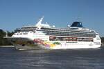Kreuzfahrtschiff NORWEGIAN SKY (IMO 9128532); Eigner/Betreiber: NCL; Datum: 29.04.2026; Aufnahmeort: Elbe/Hafen Hamburg, Deutschland.
