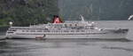 Princess Daphne: IMO 5282627  aufgenommen am 26.06.2012 im Geiranger Fjord