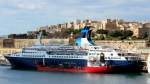 Die Quest for Adventure wird im Hafen von Valletta am 23.10.2013 betankt.