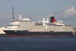 Kreuzfahrtschiff QUEEN ANNE (IMO 9839399); Eigner/Betreiber: Cunard; Datum: 14.07.2026; Aufnahmeort: Elbe/Hafen Hamburg, Deutschland.
