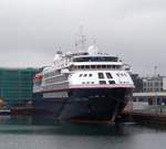 Das 155m lange Kreuzfahrtschiff SILVER CLOUD am 17.06.19 in Reykjavik