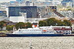 SEADREAM II (IMO: 8203440) am 22.08.2020 im Hafen von Oslo