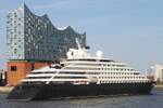 Kreuzfahrtschiff SCENIC ECLIPSE II (IMO 9850460); Datum: 03.08.2026; Aufnahmeort: Elbe/Hafen Hamburg, Deutschland.