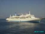 Thomson Celebration vorm Hafen von Spilt (Kroatien.